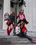 HELLO KITTY OFFICIAL COLLAB - BRICK WALL SPLIT BACKPACK