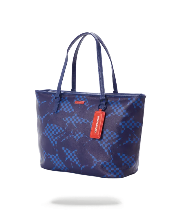SHARK CHECK (BLUE) TOTE