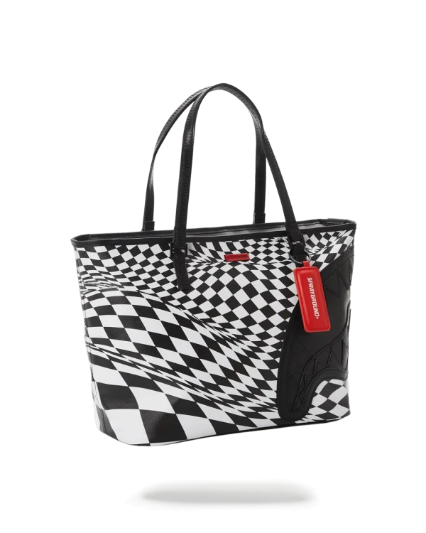 TRIPPY CHECK TOTE