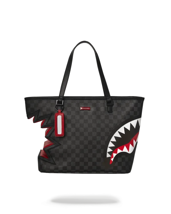 SHARK BITE SHARKS IN PARIS GRAY TOTE