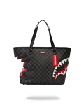 SHARK BITE SHARKS IN PARIS GRAY TOTE