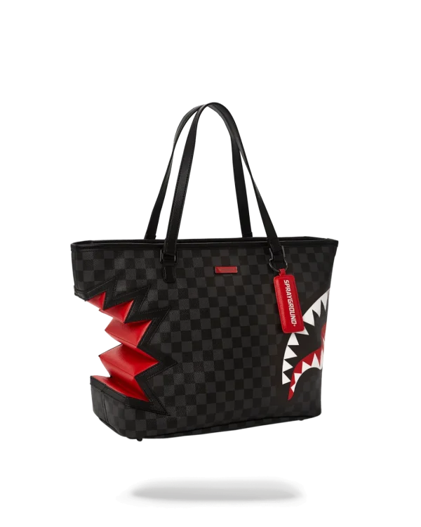 SHARK BITE SHARKS IN PARIS GRAY TOTE