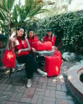 RED RIVIERA TOTE
