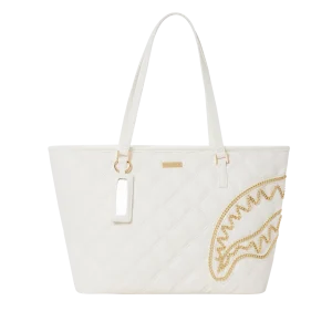 RIVIERA LE BLANC GOLD CHAIN SHARK TOTE