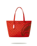 MONEY PATTERN BRICK TOTE