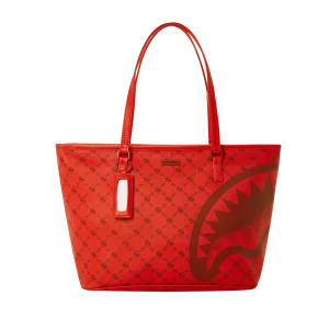 MONEY PATTERN BRICK TOTE
