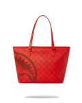 MONEY PATTERN BRICK TOTE