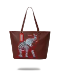 ZEBRA ELEPHANT RON ENGLISH COLLAB TOTE
