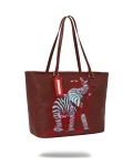 ZEBRA ELEPHANT RON ENGLISH COLLAB TOTE