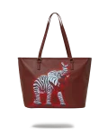 ZEBRA ELEPHANT RON ENGLISH COLLAB TOTE