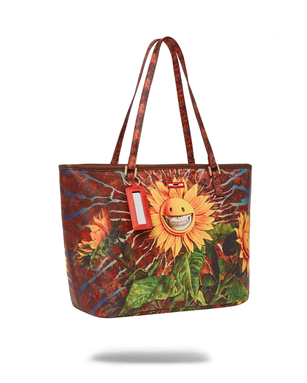SUNFLOWER GRIN RON ENGLISH COLLAB TOTE