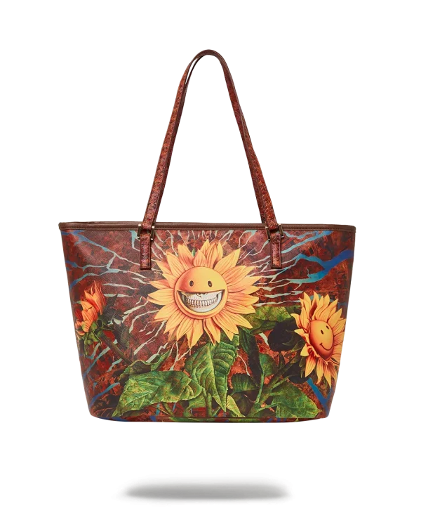 SUNFLOWER GRIN RON ENGLISH COLLAB TOTE