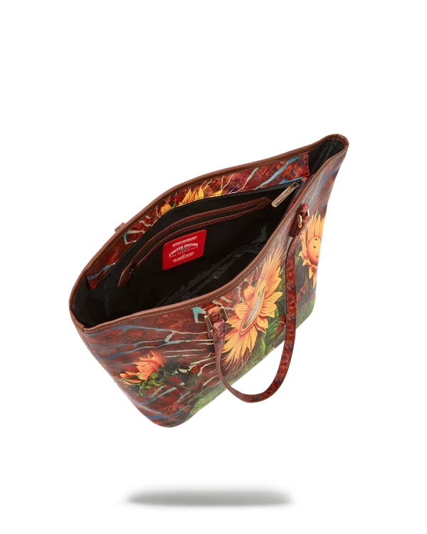 SUNFLOWER GRIN RON ENGLISH COLLAB TOTE