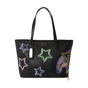 STAR RACER A.I.7 SANDFLOWER COLLAB BEADED TOTE