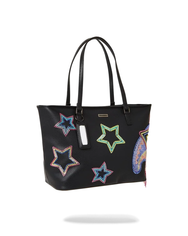 STAR RACER A.I.7 SANDFLOWER COLLAB BEADED TOTE