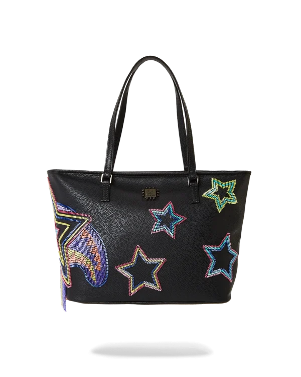 STAR RACER A.I.7 SANDFLOWER COLLAB BEADED TOTE