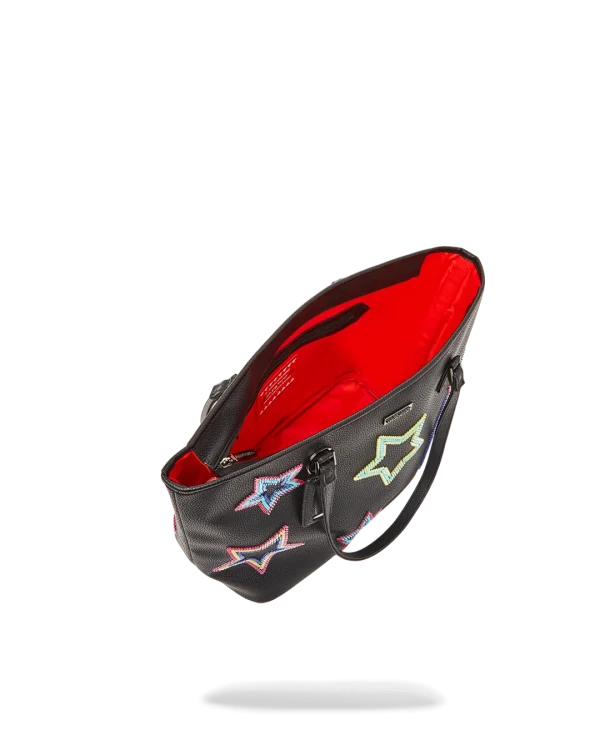 STAR RACER A.I.7 SANDFLOWER COLLAB BEADED TOTE