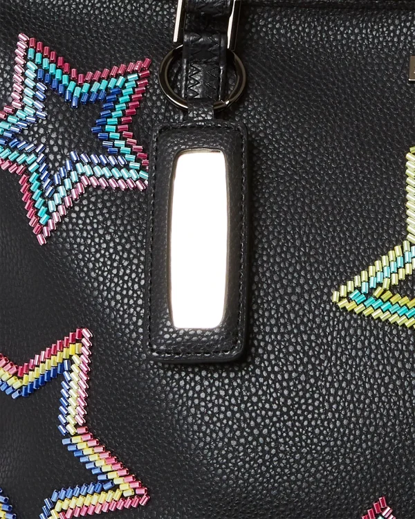 STAR RACER A.I.7 SANDFLOWER COLLAB BEADED TOTE