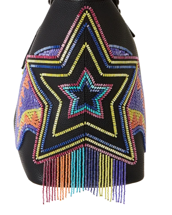 STAR RACER A.I.7 SANDFLOWER COLLAB BEADED TOTE