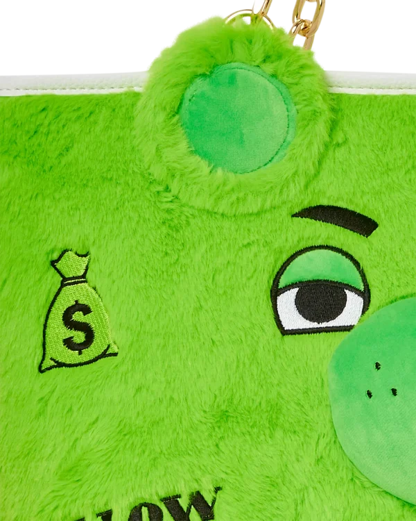 PLUSH MONEYBEAR TOTE (GREEN)