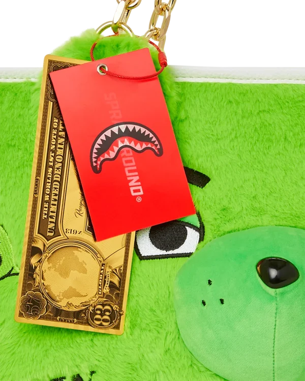 PLUSH MONEYBEAR TOTE (GREEN)