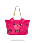 PLUSH MONEYBEAR TOTE (PINK)