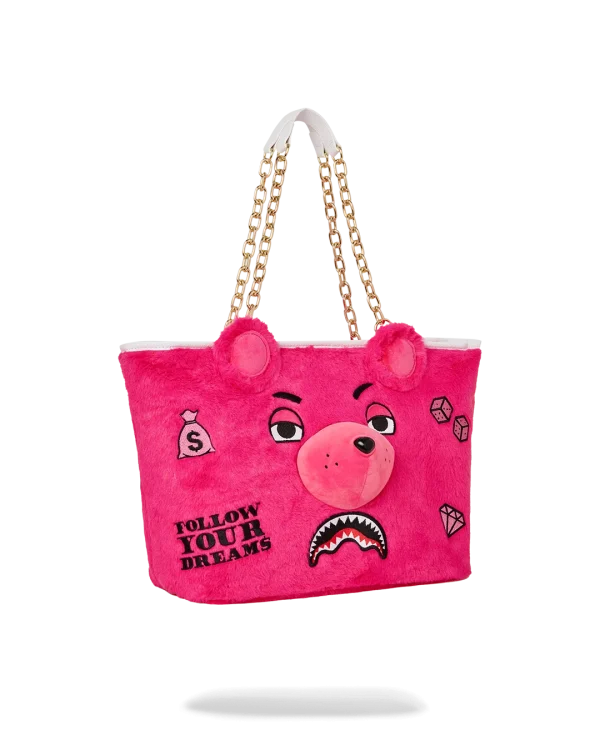 PLUSH MONEYBEAR TOTE (PINK)