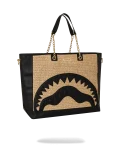 RAFFIA PALM TOTE