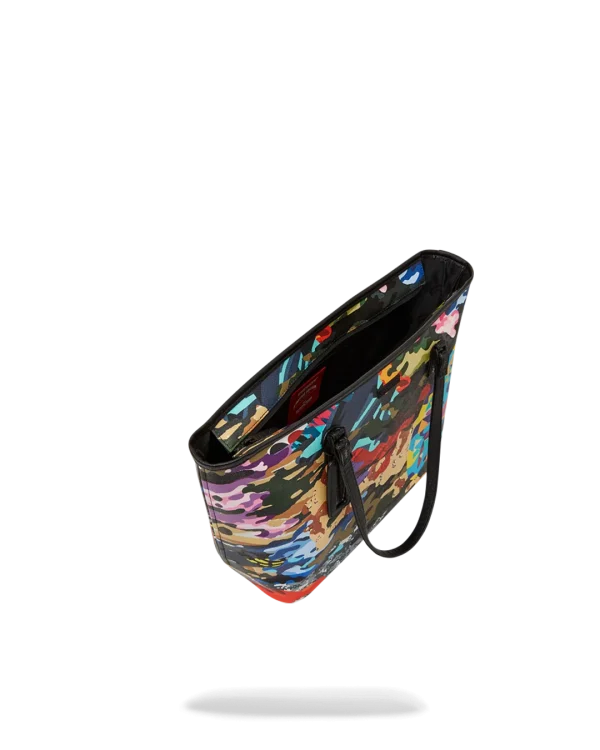 SLICED AND DICED CAMO TOTE