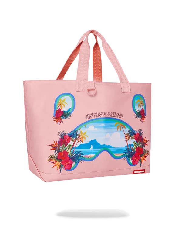 BORA BORA SHARK ISLAND VILLA BEACH TOTE