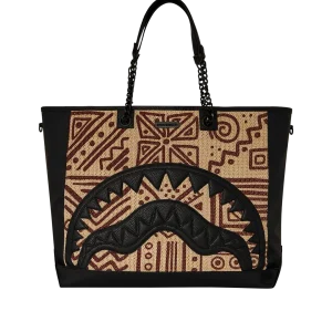 A.I. PALM MIRAGE SHARK LUXE BEACH TOTE