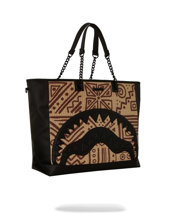A.I. PALM MIRAGE SHARK LUXE BEACH TOTE
