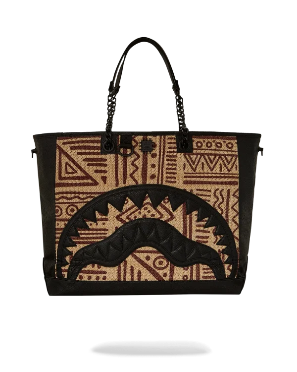 A.I. PALM MIRAGE SHARK LUXE BEACH TOTE