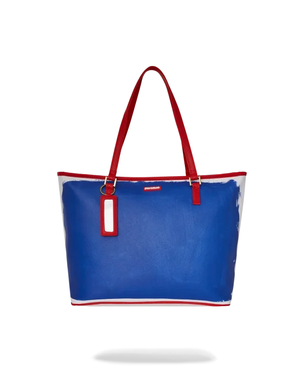 KEITH HARING THE BIG BLUE PURSE ART TOTE