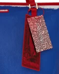 KEITH HARING THE BIG BLUE PURSE ART TOTE