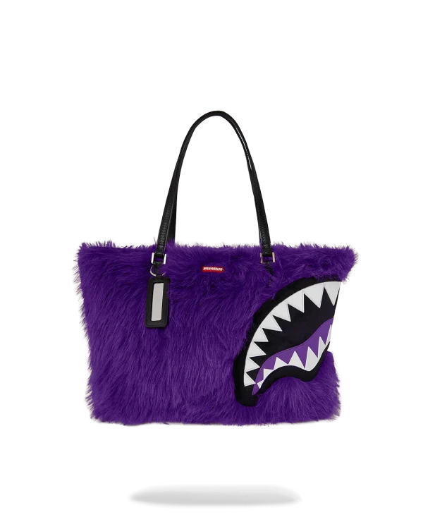 FURZILLA SHARK (PURP) TOTE