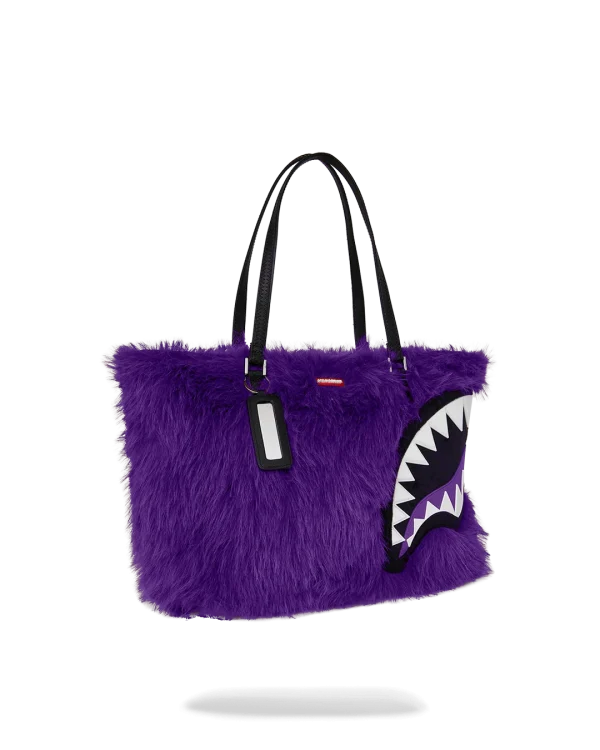FURZILLA SHARK (PURP) TOTE