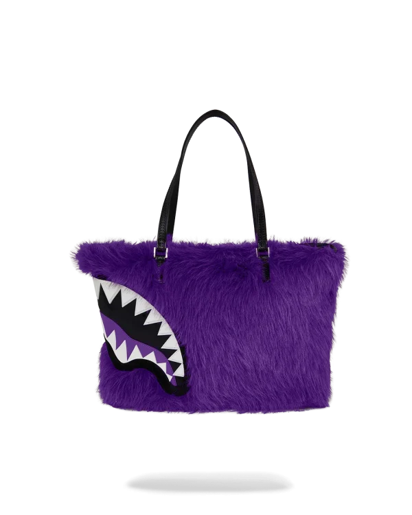 FURZILLA SHARK (PURP) TOTE