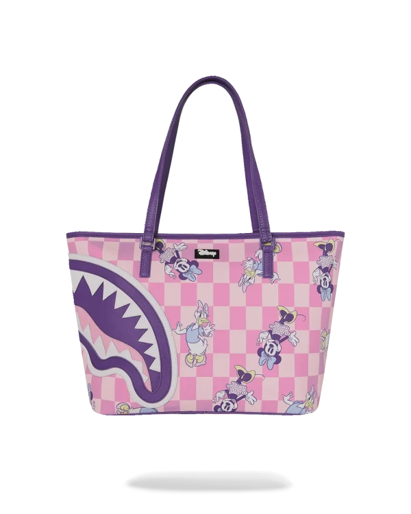 DISNEY MINNIE DAISY CHECK TOTE