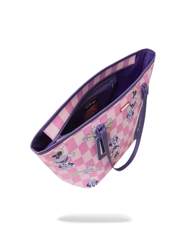 DISNEY MINNIE DAISY CHECK TOTE