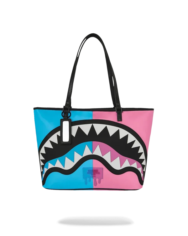 CANDY CLASH SHARK CENTRAL TOTE