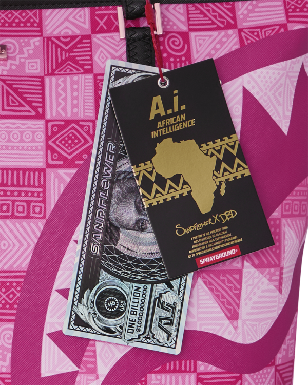 A.I. AFRICAN INTELLIGENCE THE SUNSET RESET TOTE - SANDFLOWER COLLAB
