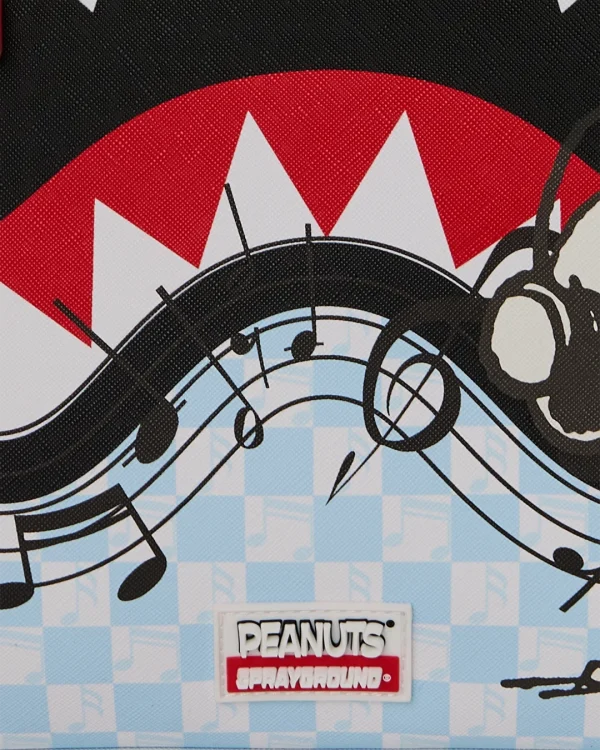 PEANUTS SNOOPY TUNED UP & TUNED OUT TOTE