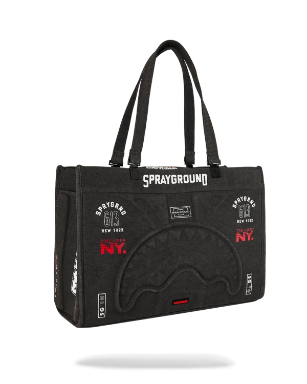 GRID LOCKED TORTUGA TOTE