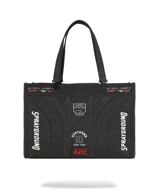 GRID LOCKED TORTUGA TOTE