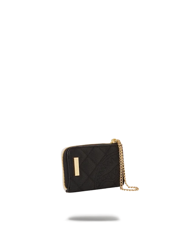 LEVELED UP SPLIT QUILT SHARK WALLET