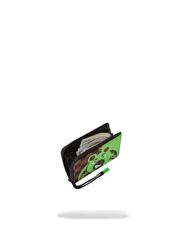 GREEN MONEY BEAR WALLET