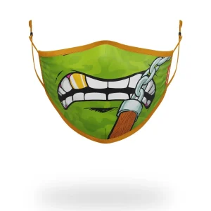 ADULT TMNT: MICHELANGELO SHARK FORM FITTING FACE-COVERING