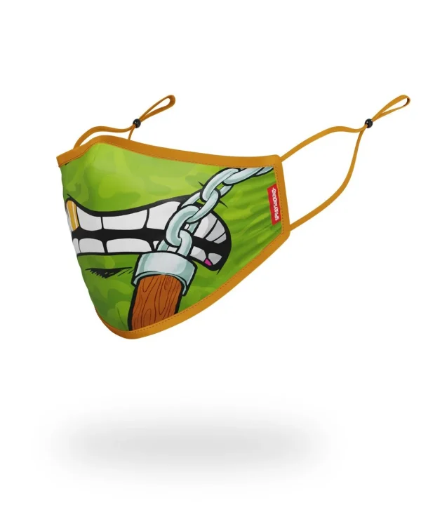 ADULT TMNT: MICHELANGELO SHARK FORM FITTING FACE-COVERING