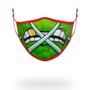 ADULT TMNT: RAPHAEL SHARK FORM FITTING FACE-COVERING